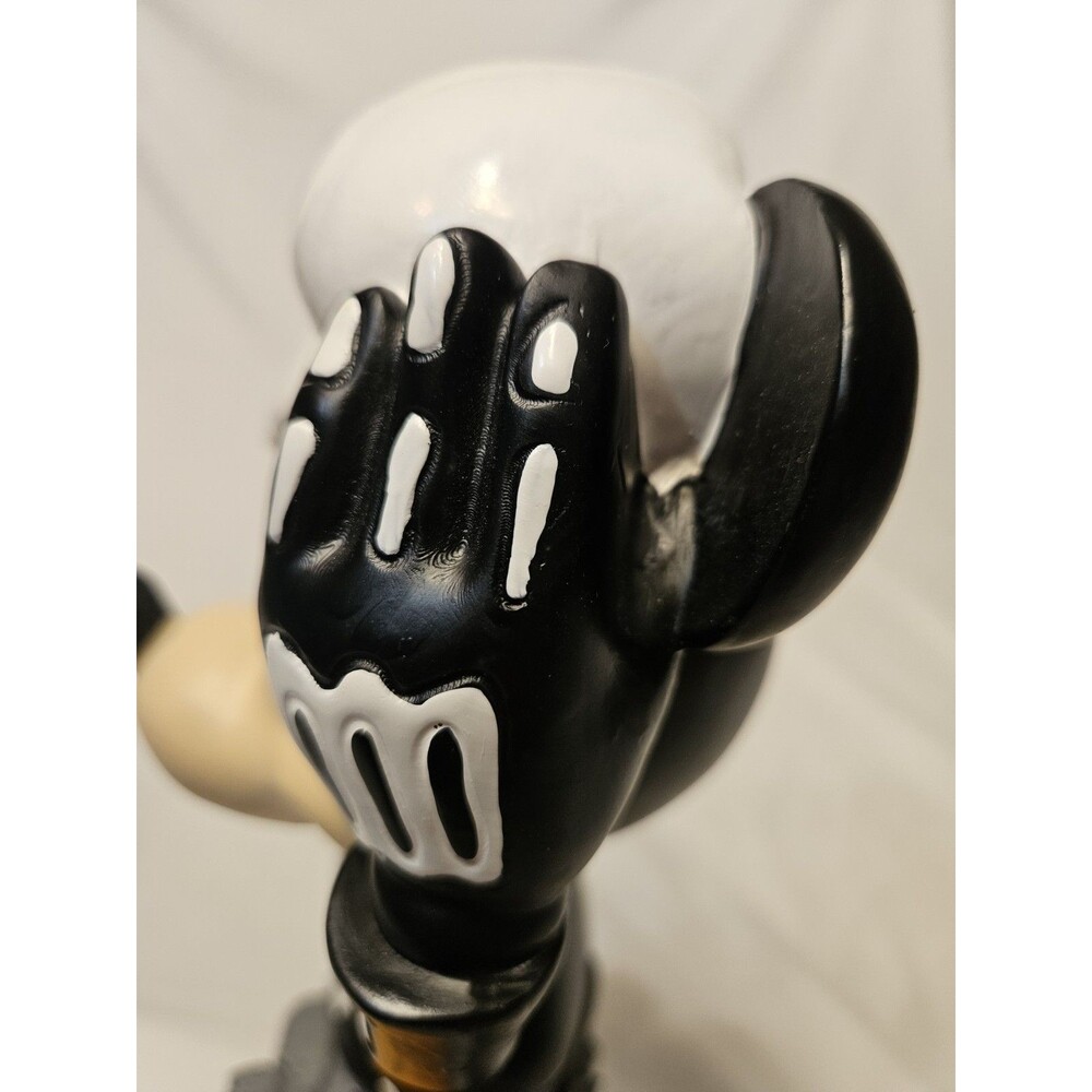 13" Disney Halloween MICKEY MOUSE SKELETON COSTUME Pumpkin Statue Big Fig - Picture 8 of 10